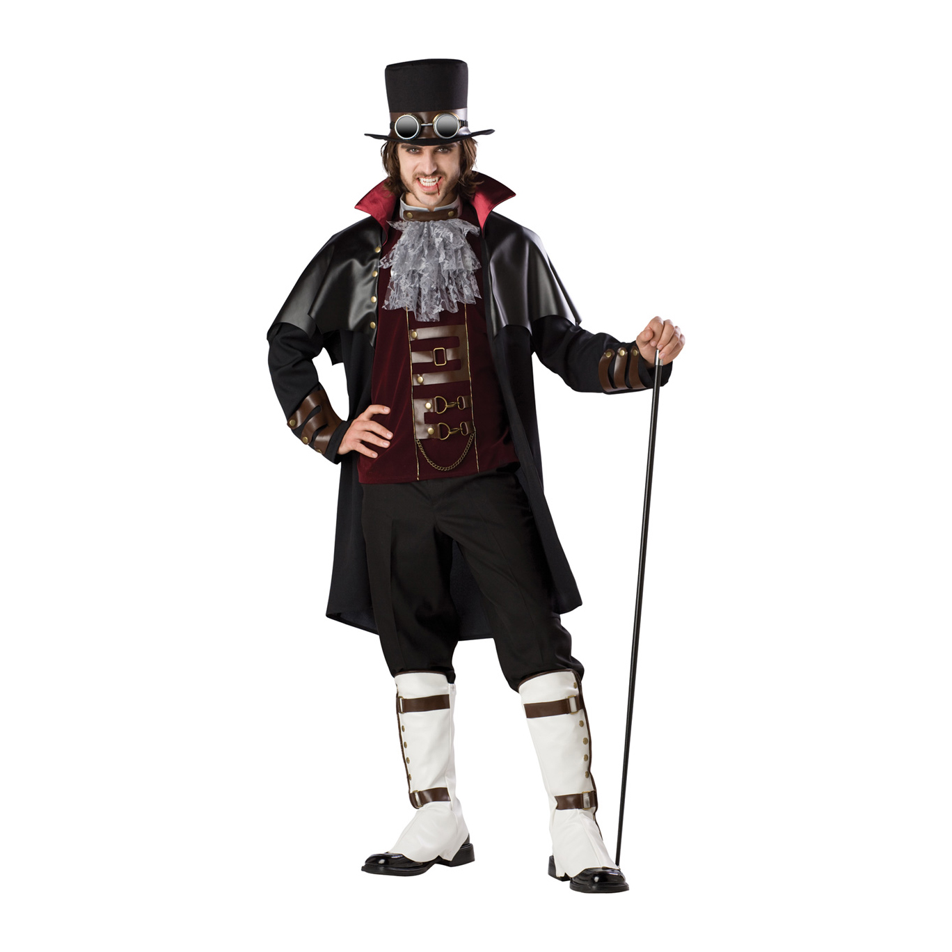 Marco Polo atención marioneta DISFRAZ VAMPIRO STEAMPUNK ELITE | Deluna Disfraces